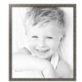 thumbnail image 2 of ArtToFrames 26" x 30" Silver Picture Frame, 26x30 inch Silver Wood Poster Frame (WOM-4993),  Pack, 2 of 7