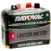 Rayovac 6V Rechargeable Battery, 2pk