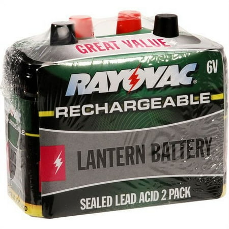 Rayovac 6V Rechargeable Battery, 2pk