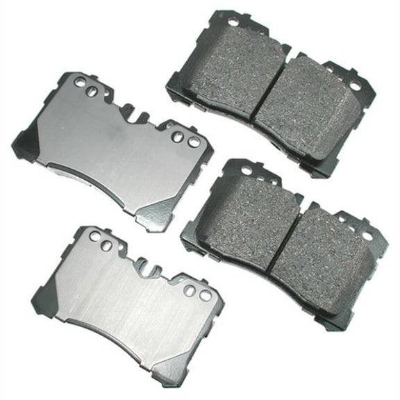 Akebono PRO-ACT Ultra-Premium Brake Pad Set, Ceramic Fits select: 2007-2009,2018-2021 LEXUS LS