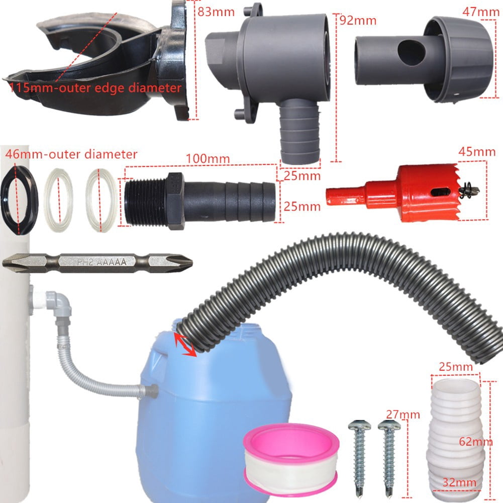115mm Rain Collector Downpipe Rainwater Collector Kit for Garden Yard