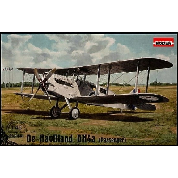 1/48 DeHavilland DH4a British WWI Passenger Biplane