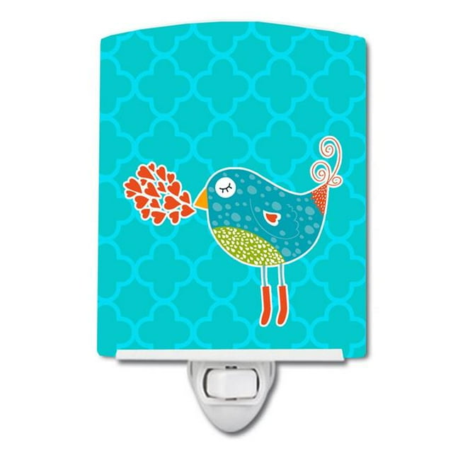 Carolines Treasures BB6760CNL Birdy Love Ceramic Night Light