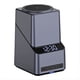 thumbnail image 1 of Cargador Inalámbrico Magnético Giratorio Eléctrico 4 en 1 con Reloj y Diseño de Automático, 1 of 6