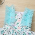 thumbnail image 5 of IBTOM CASTLE Toddler Kids Girls Birthday Party Dress Strawberry/Donut/Candy/Easter Day/Alice Polka Dots Embroidery Princess Ruffle Tulle Wedding Pageant Evening Dresses, 5 of 8