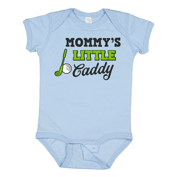 Inktastic Mommys Little Caddy with Golf Club and Ball Boys or Girls Baby Bodysuit
