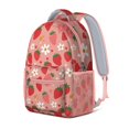 thumbnail image 2 of Pink Strawberry Plants Fruit Backpack for School,Cute School Bag,Schoolbag with Adjustable Shoulder Straps & Padded Back,15.3"x11"x6.7", 2 of 6