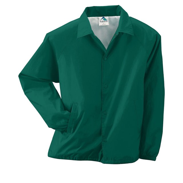 Chaqueta Entrenador Unisex Nylon VERDE OSCURO 3XL Ropa deportiva Augusta 3100