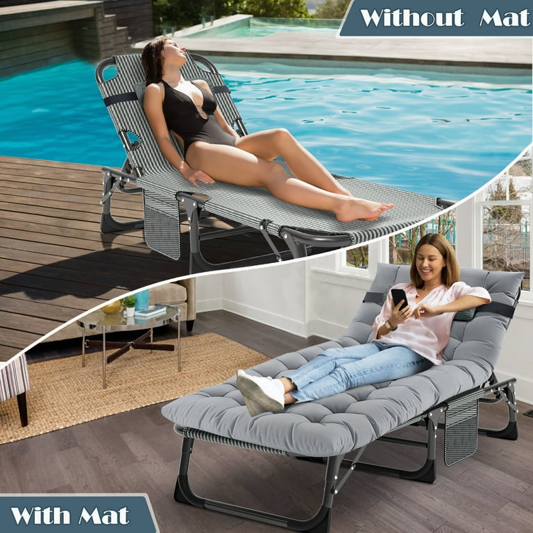 Chaise camping walmart sales