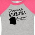 thumbnail image 4 of Inktastic Someone in Arizona Loves Me Boys or Girls Baby Bodysuit, 4 of 5