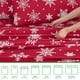 thumbnail image 5 of GOGREEN Juego de Sábanas Navideñas 4 Piezas Tamaño King, Bolsillos Profundos 16 Pulgadas, Microfibra de Poliéster Suave con Estampado Festivo, Ideal para Decoración y Regalo, 5 of 8