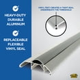 thumbnail image 5 of M-D Building Products 08029 3-3/4 in. x 1-1/8 in. x 36 in. Silver Aluminum and Vinyl Heavy-Duty High-Profile Threshold, 5 of 8