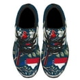 thumbnail image 2 of North Carolina Map With Cardinal and Flowering Dogwood Shoes Sneakers Black Size 11, 2 of 7