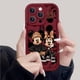 thumbnail image 3 of Disney-funda suave de Mickey y Minnie Mouse para iPhone, carcasa bonita para modelos 16, 13 Mini, SE, 15ProMax, 14 Plus, 12 Pro, 11 Pro, 8, 7, XR, XS Max, 3 of 5