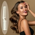 thumbnail image 2 of Unique Bargains 6Pcs Split Ends Dual Edge Razor Comb Hair Trimmer Hair Thinning Comb Beige, 2 of 8