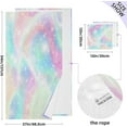 thumbnail image 3 of Dreamtimes Colorful Dream Galaxy Soft Cotton Towel Sets 2 Piece, 1 Bath Towel 1 Hand Towel Quick Dry Highly Absorbent Bath Towels Washcloths for Bathroom, Gym, Hotel, and Spa, 3 of 7