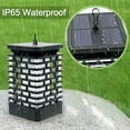 thumbnail image 4 of 99 LEDs Solar Path Lights, Solar Lantern Lights, Dancing Flame IP65 Water-proof For Outdoor Garden Hanging Landscape, 4 of 9