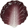 thumbnail image 4 of Ebros 12"W Ceramic Red Lettuce Shaped Serving Plate or Dish Platter (SET OF 3), 4 of 4