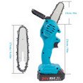 Kiboule Mini Saw Cordless 4 inch, Power Chainsaws Battery Operated21