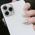 thumbnail image 2 of Luxtrada (2 Packs) For iPhone 12 Pro Bling Diamond Camera Lens Protector Glitter Case Cover, 2 of 7