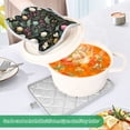thumbnail image 4 of 2 Pack Pot Holders for Kitchen Heat Resistant Hot Pads Sets for Cooking Baking Vintage Christmas Decorations Pattern, 4 of 7