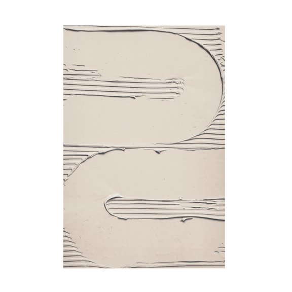 Trademark Fine Art Pictufy Studio III Mud Texture 11 Beige Canvas Wall Art