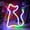 Multicolor, variant on Huiyi Neon Night Light, Cat Neon Decoration,LED Neon Signs Night Light Cat Neon Lights Neon Lights for Bedroom Battery USB Operated (Pink)