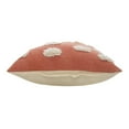 thumbnail image 6 of LR Home Ox Bay Hand-Woven Orange/White Dot All-Natural Cotton Pillow Cover, 6 of 8