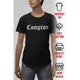 thumbnail image 2 of ShirtBANC Mens Graphic City of Compton Hip Hop Rap Legends Dropcut Tee, XS-3XL, 2 of 5
