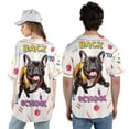 thumbnail image 5 of Back to School Cute French Bulldog All Over Print 3D Baseball Shirt Dog Lover Gifts Softball Sport - 13010, 5 of 6