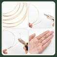 thumbnail image 6 of 5 Sizes Copper Wire 18K Gold Plated Jewelry Wire 0.4~1.0mm Diameter 1 Meters Coil Bead Cord for Bracelet Necklace Charm Beading Jewelry Making Wire and DIY Arts Crafts, 6 of 6