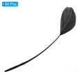 thumbnail image 3 of Uxcell 6-8 Inch Goose Feathers, 50 Pack Bulk Natural Feathers for Crafts Style 4, Black, 3 of 5