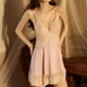 thumbnail image 3 of Gibobby Conjunto de pijama Camisón de lujo europeo y americano con escote en V profundo, pijama de mujer, lencería Sexy(Rosa,CH), 3 of 5
