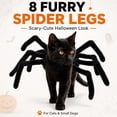 thumbnail image 4 of Halloween Pet Costume Funny Spider Outfit with 8 Legs Chest Back Cover for Small Cats(Spider Legs, XXL), 4 of 7