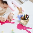 thumbnail image 5 of PEIBang Easter Bunny Storage Basket Woven Blue for Home Decor Easter Party Indoor Outdoor, 5 of 5