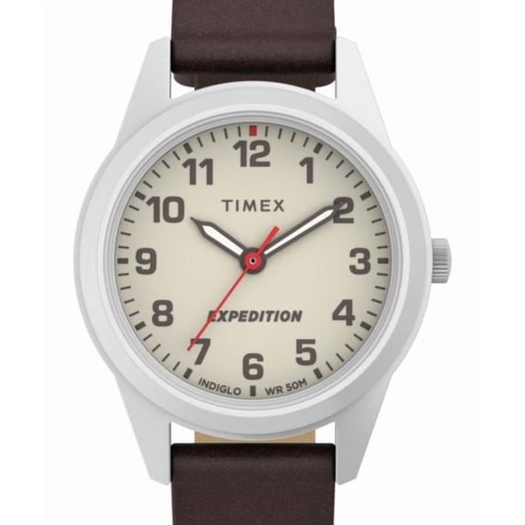 Timex Expedition Field Mini Leather Strap Ladies Watch