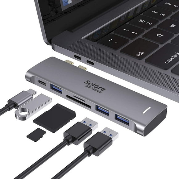 Adaptador Hub USB-C Selore para MacBook Pro/Air M1 M2 2018-2021