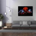 thumbnail image 4 of Epic Graffiti 'Siamese Fighting Fish' by Epic Portfolio Giclee Canvas Wall Art, 60"x40", 4 of 8