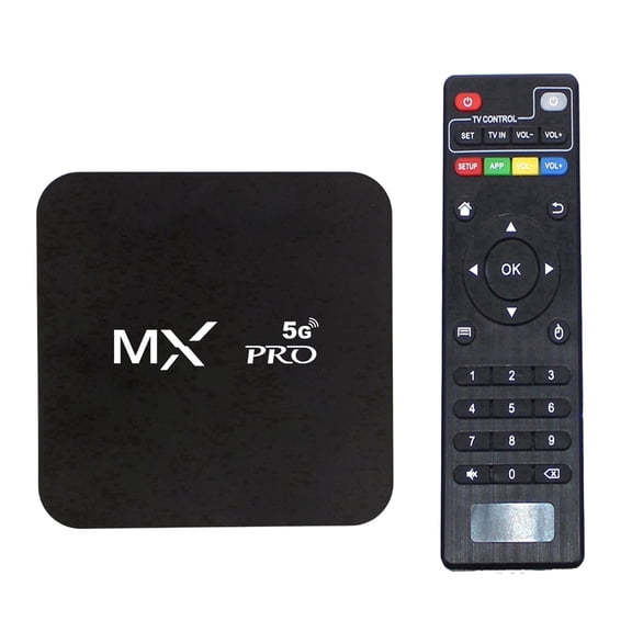 MX PRO 5G 4K Ultra HD Streaming Media Player - 2GB RAM 16GB ROM, Dual-Band WiFi, Home Entertainment System