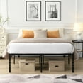 thumbnail image 2 of Queen Size Bed Frame , Heavy Duty Metal Bed Frame , Quick & Easy Assembly, No Noise, Black, 2 of 10