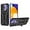 Purple, variant on Case for Galaxy A22 5G,Military Grade [Built-in Kickstand] with Card Holder Dual-Layer Design Heavy Duty Shockproof Protection Phone Case for Samsung Galaxy A22 5G/Boost Celero 5G (Purple)