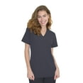 Green Town Scrubs for Women 4 Pocket VNeck Scrub Top, Stretch Fabric