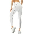 thumbnail image 4 of Qulqfy Athletic Women Leggings Compression Yoga White High Waisted Quick Dry Tummy Control Stretchy Leggings Track Pants Women XXL, 4 of 4