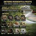 thumbnail image 3 of Infinity Shields Protects, Rodent & Insect Deterrent Spray, 1 Gallon W/ Remote Sprayer, Peppermint Scent, 3 of 12