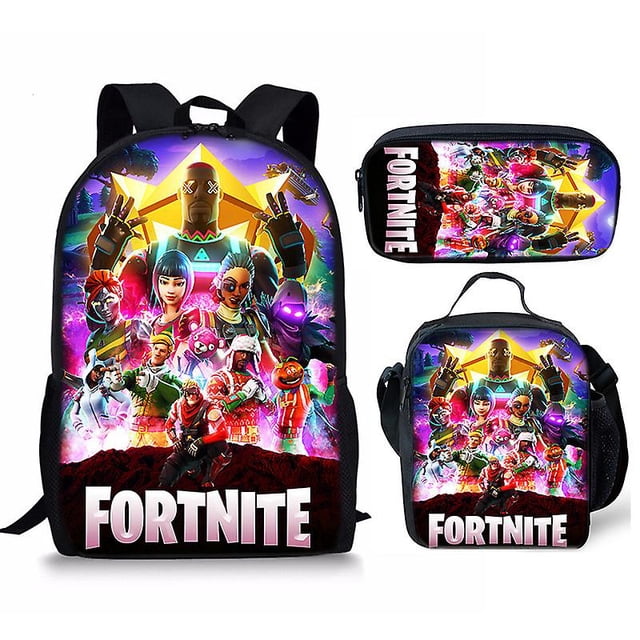 Juego para niños Mochila Fortnite Juego de tres piezas de regalos para niños/10 tipos para elegir #2