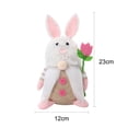 thumbnail image 2 of Cute Easter Bunny Plush Ornament Create Happy Easter Atmosphere for Table Home Festive Decor, 2 of 2