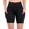 thumbnail image 3 of Alove Women's Yoga Shorts Running High Waisted Athletic Workout Pants, 3 of 5