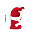 thumbnail image 3 of Harliver New Letter Ornaments for Christmas Tree, Christmas Letters Ornaments A to Z Ornament Letters Decorative, Wearing Christmas hats with letters, Hanging Alphabet for Christmas Tree Ornaments, 3 of 5