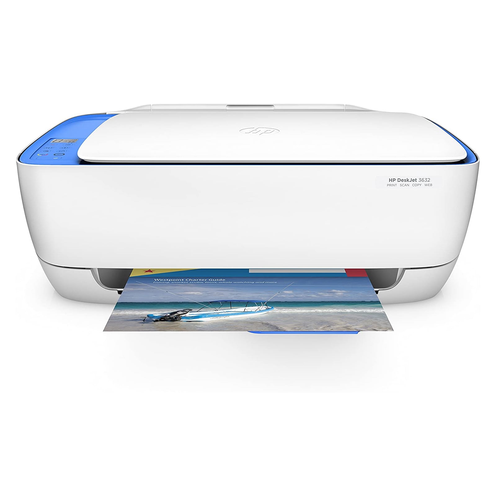 DeskJet 3632 All-in-One Wireless Printer, Print Copy HP Instant Ink -