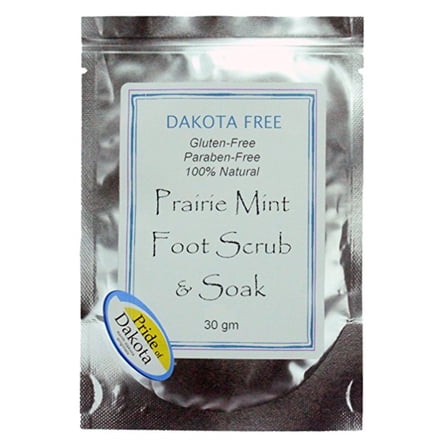 Dakota Free Prairie Mint Foot Scrub - 30 gm Packet